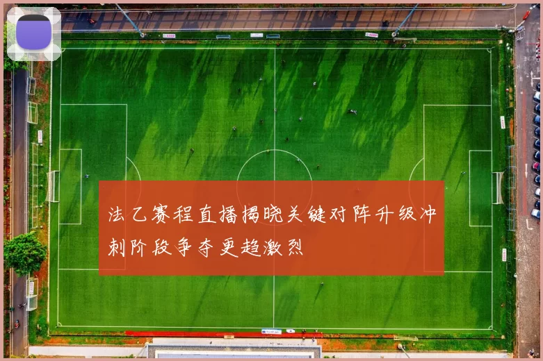 法乙赛程直播揭晓关键对阵升级冲刺阶段争夺更趋激烈